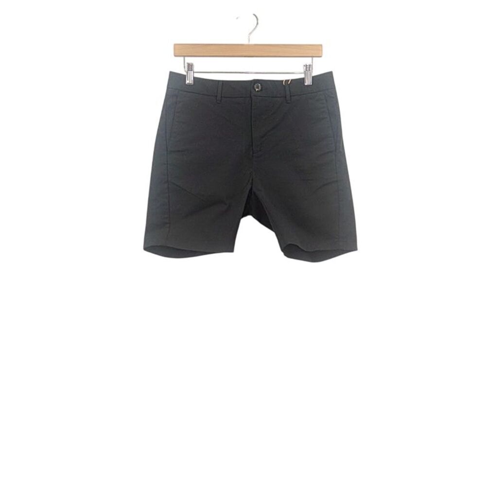 Quince Men Organic Cotton Classic Stretch Chino Shorts Black 30
